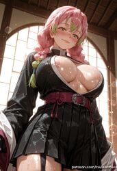 kanroji mitsuri from demon slayer by kermixx