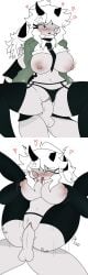 1female 1male 1man 1woman 1woman1man blushed_face breasts breasts_out comic comission commission commission_art fundamental_paper_education half-dressed kooper_xd married_couple mature_female mature_woman miss_grace_(fundamental_paper_education) mister_storm_(j_stormcrown) naked naked_female oc original_character principal sex sex_from_behind standing standing_sex tags_request tight_leggings tongue tongue_out voski_12