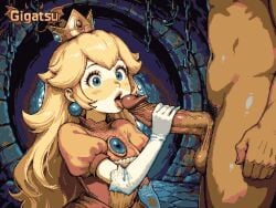 princess peach from mario (series) by gigatsu
