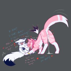 ayaru_kieran blush bodily_fluids cum cum_drip cum_dripping_from_mouth cum_from_vagina cum_in_mouth cum_in_vagina cum_inside cum_on_face drinking drinking_cum dripping duo ethan_(ayaru) felid feline fellatio female feral fur genital_fluids heart_symbol kira_(ayaru) leaking leaking_cum leaking_pussy_juice leaking_vagina love male male/female mammal oral penile pink_body pink_fur puddle saliva sex text vaginal_fluids white_body white_fur wings
