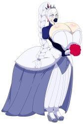 1female 1girls adult adult_female ass big_ass big_breasts big_lips bimbo bimbo_lips blue_eyes boots braid braided_hair breasts breasts_bigger_than_head curvaceous curvaceous_female curvaceous_figure curvy curvy_body curvy_female curvy_figure curvy_hips dat_ass e elbow_gloves elek-tronikz eye_scar female female_only gloves green_eyes high_heel_boots high_heels hourglass_figure hourglass_figured_female large_breasts lipstick long_legs makeup milf mommy mommy_milkers older_female rooster_teeth rwby sketch teasing thick thick_ass thick_hips thick_lips thick_thighs viz_media wedding wedding_attire wedding_dress wedding_veil wedge_(footwear) wedge_boots wedge_heels weiss_schnee weiss_schnee_(atlas) white-haired_female white_female white_hair white_hair_female