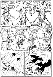 2013 anthro breasts cave comic dragon equine female gustav here_there_be_dragons horse karno male nude penis pussy sex text zashy