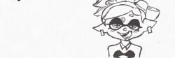 banner cephalopod coryhen_(artist) earrings eyebrow_raise freaky licking_teeth marie_(splatoon) questionable rizz shitpost splatoon squid