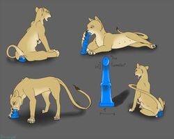 anal backlash91 big_dildo deepthroat dildo feline fellatio feral huge_dildo large_insertion lion lioness oral oral_sex penetration playing sex sex_toy stretching toy