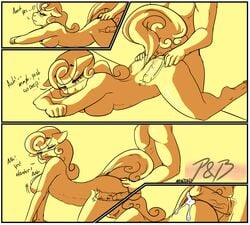 2013 anthro anthrofied ass avante92 breasts carrot_top_(mlp) cum cum_on_ass duo equine female friendship_is_magic from_behind horse male my_little_pony nipples penetration penis pony pussy sex uterus vaginal_penetration