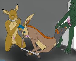 anal anthro backlash91 bondage bound cervine crocodile deer dragon female feral forced insertion male penetration penis pussy reptile scalie sex sex_toy slaves straight tears teats toy toying_partner vibrator