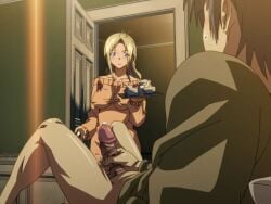 1boy 1girls 2010s 2011 age_difference bedroom breasts caught_masturbating female game_cg huge_breasts jellyfish_(company) kamimura_akiko keisuke_(sisters) kouzaka_kouhei male male_masturbation male_virgin masturbating masturbation nipples older_woman_and_younger_man penis premature_ejaculation sisters_~natsu_no_saigo_no_hi~ stepmother_and_stepson taki_minashika tea teacup teapot uncensored virgin_male