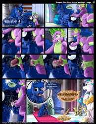 alicorn anus ass comic crotchboobs doggy_style dragon dragon_you_over_(kitsune_youkai) equine female friendship_is_magic from_behind horn horse kitsune_youkai male my_little_pony page_7 penetration penis pony presenting presenting_hindquarters princess_celestia_(mlp) princess_luna_(mlp) royal_guards_(mlp) scalie spike_(mlp) wings