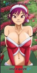 baby_queen breasts christmas cockstar_studios noodle_(gorillaz)