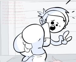 balls big_ass big_ass_(male) chris_o'neill hellbenders male_only newgrounds oney_cartoons oney_plays original_artwork style_parody