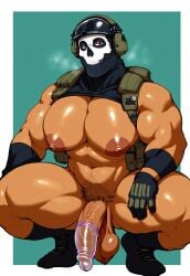 1boy 1human 1man abs ai_art ai_generated backpack balls ballsack bara bara_tiddies bara_tits biceps big_areola big_balls big_cock big_dick big_nipples big_pecs big_pectorals big_penis big_testicles boner call_of_duty call_of_duty_modern_warfare_2_(2022) cock condom condom_on_penis deltoids dick falsead_(artist) fat_balls fat_cock fat_penis flaccid_cock flaccid_dick flaccid_penis gay gay_male ghost_(modern_warfare_2) helmet huge_pecs huge_pectorals large_balls large_cock large_dick large_pecs large_pectorals large_penis large_testicles male male_chest male_focus male_nipples male_only male_pubic_hair male_solo man man_boobs man_breasts man_tits manly mask masked_male muscle muscles muscular muscular_male nipples nuts nutsack pecs pectorals penis pubes pubic pubic_hair sagging_balls sagging_testicles saggy_balls saggy_testicles scrotum shiny_skin shirt_lift shirt_up simon_riley skull_mask solo solo_male squatting steam steamy steamy_breath tan-skinned_male tan_skin tan_skinned_male testicles thick_thighs triceps vein veins veins_on_dick veiny veiny_cock veiny_penis