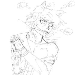 cat_ears christmas gagged plague_doctor_mask rose_dax rosededax self_insert short_hair tattoo_on_chest tied_up