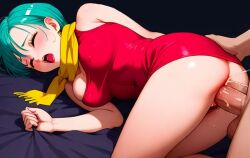 ai_generated anal anal_sex bulma_briefs_(dragon_ball_z_boo_saga)