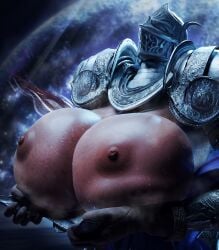 1female 1girls 3d armor big_breasts blender breasts breasts_bigger_than_head breasts_focus breasts_out elden_ring enormous_breasts exposed_breasts female female_only fog gigantic_breasts heavy heavy_breasts helmet holding holding_breasts holding_own_breasts huge_breasts hyper_breasts moon moonlight muscular_female rellana_twin_moon_knight round_breasts shadow_of_the_erdtree solo solo_female sweat vanasmut