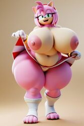 ai_generated amy_rose big_ass big_penis hunkbsaa penis sonic_(series)