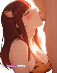 ai_generated blowjob d.va deepthroat female female_only hotload-8 naked naked_female overwatch overwatch_2