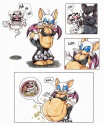 digestion fat ghost killboo nintendo oral_vore rouge_the_bat rouge_the_bat_(riders) sonic_(series) sonic_the_hedgehog_(series) unwilling vore vore_belly wario