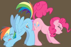 2012 anal anal_insertion anal_sex blue_fur closed_eyes cutie_mark duo equine female feral friendship_is_magic hair horse insertion kitsuneymg multicolored_hair my_little_pony pegasus penetration pink_fur pink_hair pinkie_pie_(mlp) pony rainbow_dash_(mlp) rainbow_hair vaginal_insertion vaginal_penetration wings yuri