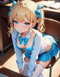 ai_generated blonde_hair blue_eyes fapceo35 skirt stable_diffusion tagme