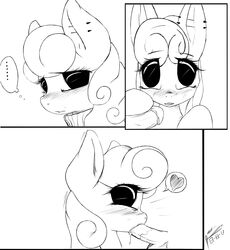 2013 black_and_white blush carrot_top_(mlp) equine female friendship_is_magic horse majikplant420 male monochrome my_little_pony oral oral_sex penis pony sex straight