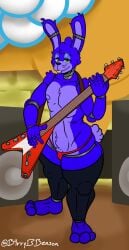 2025 accessory animatronic anthro ass barrybensonberry big_butt bonnie_(fnaf) buckteeth clothing colored digital_drawing_(artwork) digital_media_(artwork) electric_guitar electronics exposed_robotics five_nights_at_freddy's fluffy fluffy_tail fur genitals guitar guitar_strap half-closed_eyes hi_res holding_object huge_butt lagomorph legwear leporid looking_at_viewer machine male mammal musical_instrument narrowed_eyes penis plucked_string_instrument portrait rabbit robot scottgames signature simple_background small_penis smile smiling_at_viewer smirk smirking_at_viewer solo speedo squish stockings string_instrument swimwear tail teeth thick_thighs thigh_highs thigh_squish three-quarter_portrait tuft wide_hips