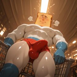 powdered toast man from ren and stimpy by micheal allan (prompter)