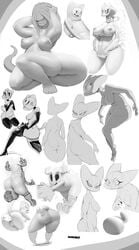 adventure_time anal anal_sex anthro breasts cartoon_network cat crossover dildo feline female finn_the_human horn human mammal monochrome nicole_watterson nintendo penetration penny_fitzgerald penny_fitzgerald_(peanut) pokemon pussy reshiram sex_toy sunibee the_amazing_world_of_gumball video_games