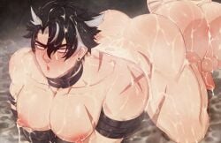 wriothesley (genshin impact) from genshin impact by rapbitan