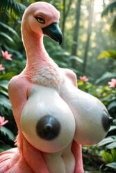 1anthro 1female 1girls ai_assisted ai_generated anthro anthro_female anthro_focus anthro_only avian avian_female avian_humanoid beak bird_beak bird_girl bird_humanoid bird_tail black_beak black_nipples black_pupils breasts civitai coloredbin.ai coloredbin_ai feathered_tail feathers female female_anthro female_focus female_only flamingo flowers forest forest_background front_view front_view_focus huge_boobs huge_breasts huge_tits humanoid humanoid_anthro humanoid_female large_boobs large_breasts large_tits light_feathers massive_boobs massive_breasts massive_tits outdoor_exposure outdoor_nudity outdoors outside outside_nudity pink_body pink_feathers pink_flower pink_flowers plump_boobs plump_breasts plump_tits portrait realistic safari_girls seductive seductive_eyes seductive_gaze seductive_look solo solo_anthro solo_female solo_focus standing standing_position sunny tropical tropical_forest tropical_setting two_tone_feathers upper_body upper_body_focus upper_body_only white_feathers white_underbelly yellow_eyes