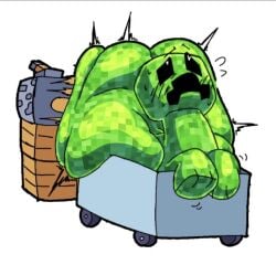 creeper from minecraft by warpycloak (artist)