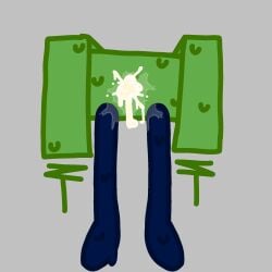 asshole backpack_(hfjone) cum cum_in_asshole exposed_ass glory_hole glory_wall green_backpack hfj_one hfjone liam_plecak_(hfjone) male object_show object_shows solo_male stunned sweat tired