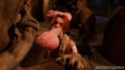 2boys 3d angry animated canine_penis deepthroat fellatio female gloves gnoll hand_on_penis huge_cock kirstie_(defying_fate) kirstie_(vindictus) knotted_penis longer_than_30_seconds male no_sound penis rochestedorm scowl shorter_than_one_minute tagme video vindictus vindictus:_defying_fate