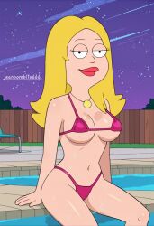 ai_generated american_dad blonde_hair breasts female francine_smith jeanbombila666 milf