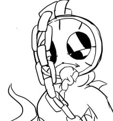 animated dandy's_world dyle_(dandy's_world) dyle_timesly oral_vore reptile snake swallowing swallowing_bulge twisted_dyle_(dandy's_world) unnamed_character vore