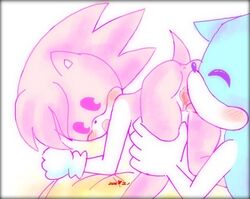 amy_rose breasts classic_amy_rose hedgehog jun little_cartoon nipples pink_fur pussy sega sonic_(series) sonic_the_hedgehog