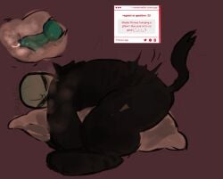 die_of_death_(roblox) fluffy furry humping_pillow knot precum puddng pursuer_(die_of_death) robloxian spikey_tail strawpage_request