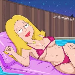 ai_generated american_dad blonde_hair breasts female francine_smith jeanbombila666 milf