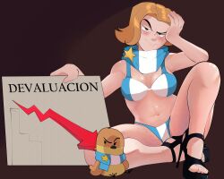 bikini hi_res high_heels sign smug spanish_text