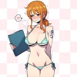 ai_generated bikini female female_only lustfulsketches nami_(one_piece) one_piece