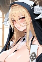 1girls ai_generated azur_lane blonde_female blonde_hair creamy_ai female female_focus implacable_(azur_lane) light-skinned_female light_skin long_hair tagme