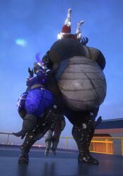 bbw big_ass big_breasts breasts bubble_butt cleavage destiny_(game) destiny_2 elsie_bray exo exo_stranger female huge_ass huge_breasts overweight qzk_forte tagme thick_thighs vore warlock_(destiny) weight_gain wide_hips