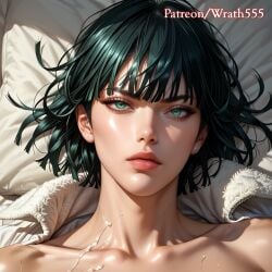 ai_generated cum fubuki_(one-punch_man) green_hair patreon portrait thick