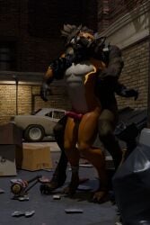 anal anal_sex animal_genitalia animal_penis anthro bodyguard_position canid canine canine_genitalia canine_penis car dire_(fortnite) duo epic_games fennix_(fortnite) fortnite fox from_behind_position genitals hi_res looking_pleasured male male/male mammal melee_weapon mythological_canine mythological_creature mythology night pat3awelitas300 penetration penis reach_around red_fox sex standing standing_sex true_fox vehicle weapon werecanid werecanine werecreature werewolf