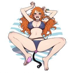 ai_generated bikini female female_only lustfulsketches nami_(one_piece) one_piece