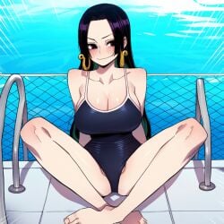 ai_generated boa_hancock female female_only lustfulsketches one_piece swimsuit