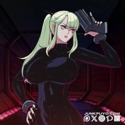 animated big_breasts big_breasts big_breasts boob_window bouncy_boobs breasts breasts breasts clothed clothes clothing jiggle junkpuyo music samus_aran skin_tight space tagme tight_clothes tight_clothing video zipper zipper_down