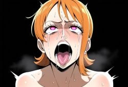 ai_generated ashitsutta female female_only nami_(one_piece) nude one_piece