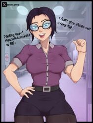 miss pauling from team fortress 2 by shadboya