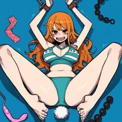 ai_generated bikini female female_only lustfulsketches nami_(one_piece) one_piece