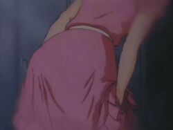 1987 80s animated animated anime_screenshot clothes_lift clothes_pull female indoors ito_akemi locker locker_room lowres oldschool panties panty_pull retro_artstyle skirt tagme underwear undressing urotsukidouji